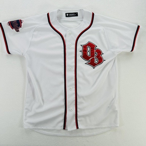 Descente Other - Orix Buffaloes Jersey Mens Small White Japan NPB Baseball Osaka B's Spirit NPB